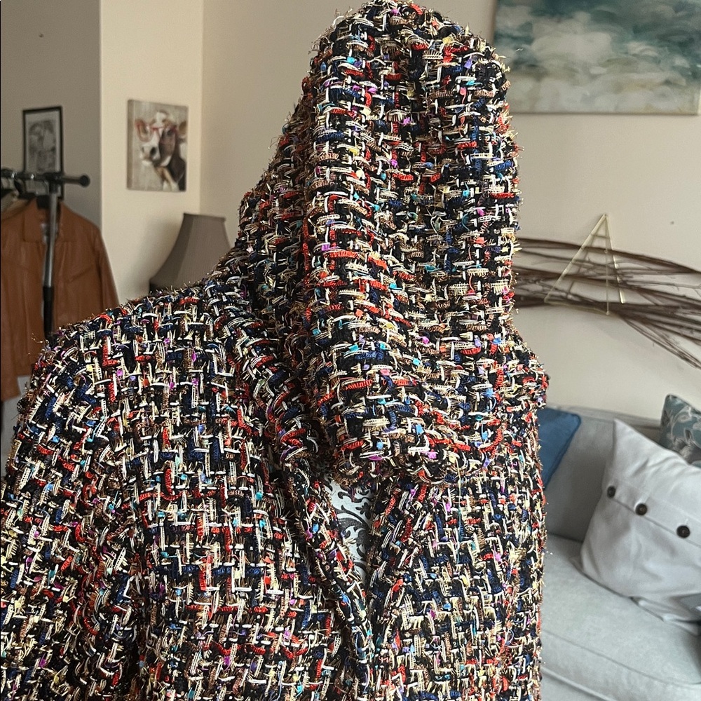 Vava by Joy Han Multicolor Bouclé Tweed Blazer